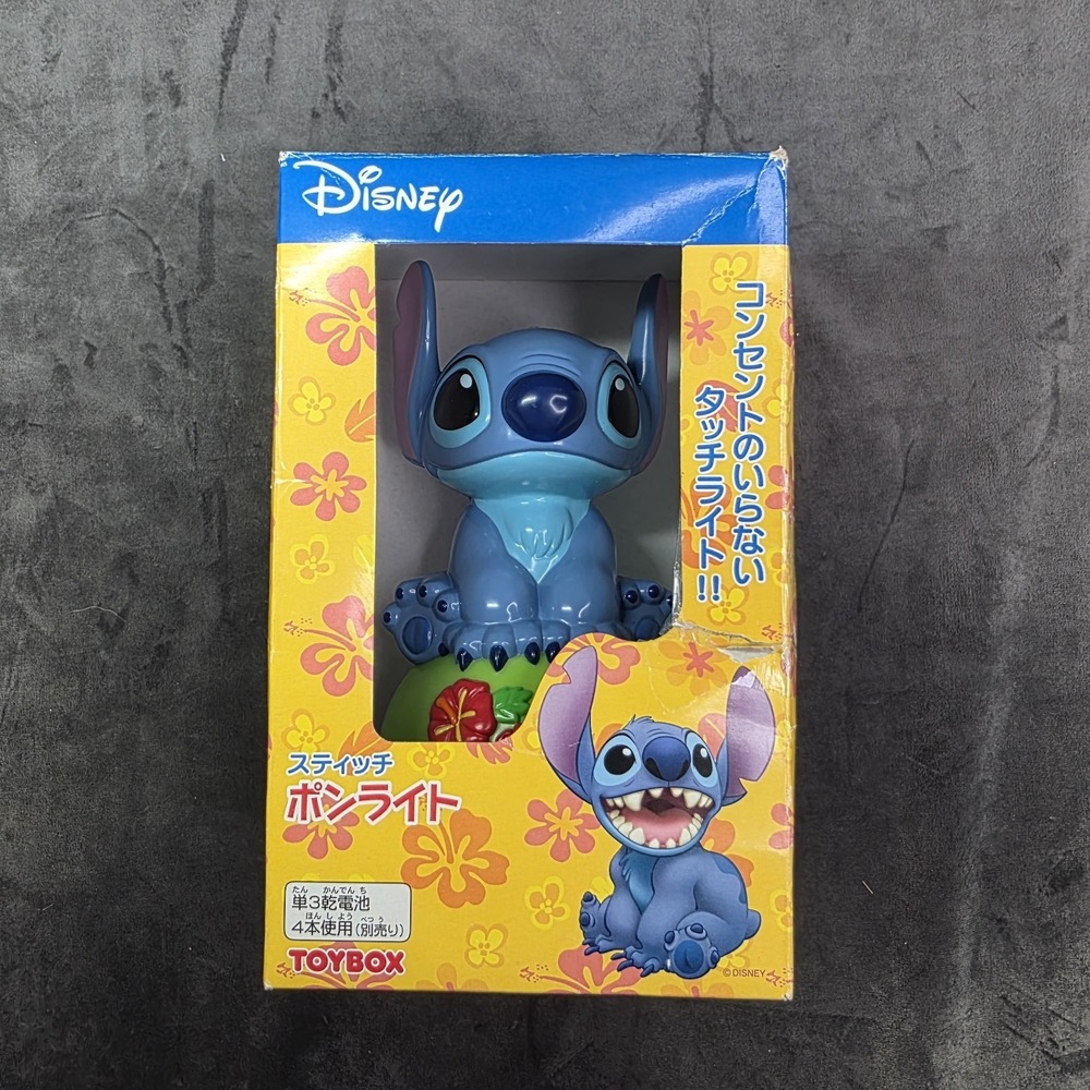 Disney Stitch Touch Lamp Light Toybox Japan Lilo & Stitch Night Light